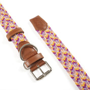 COLLAR PARA PERRO TRENZADO - CLOE SUNSET