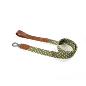 COMBO COLLAR + CORREA TRENZADO PARA PERRO-OLIVE