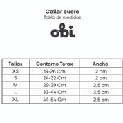 COLLAR PARA PERRO EN CUERO - ADAM BUQUÉ