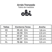 ARNÉS PARA PERRO TRENZADO - ENZZO AMARETO