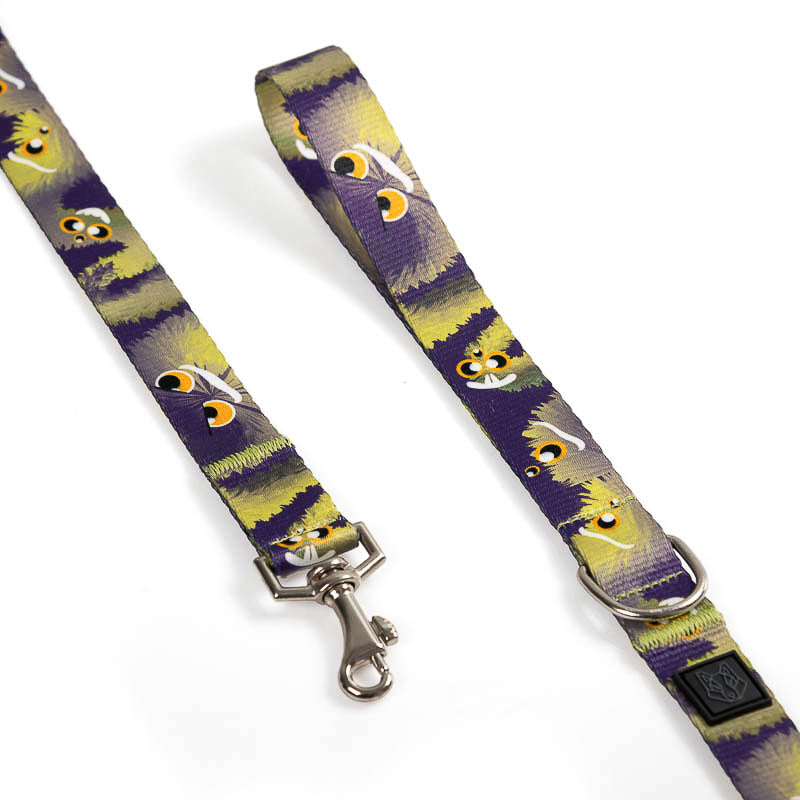 COLLAR Y CORREA PARA PERRO ESTAMPADO - MONSTER GRINCH