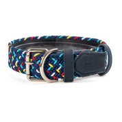 COLLAR PARA PERRO TRENZADO - CLOE BLUE MARINE