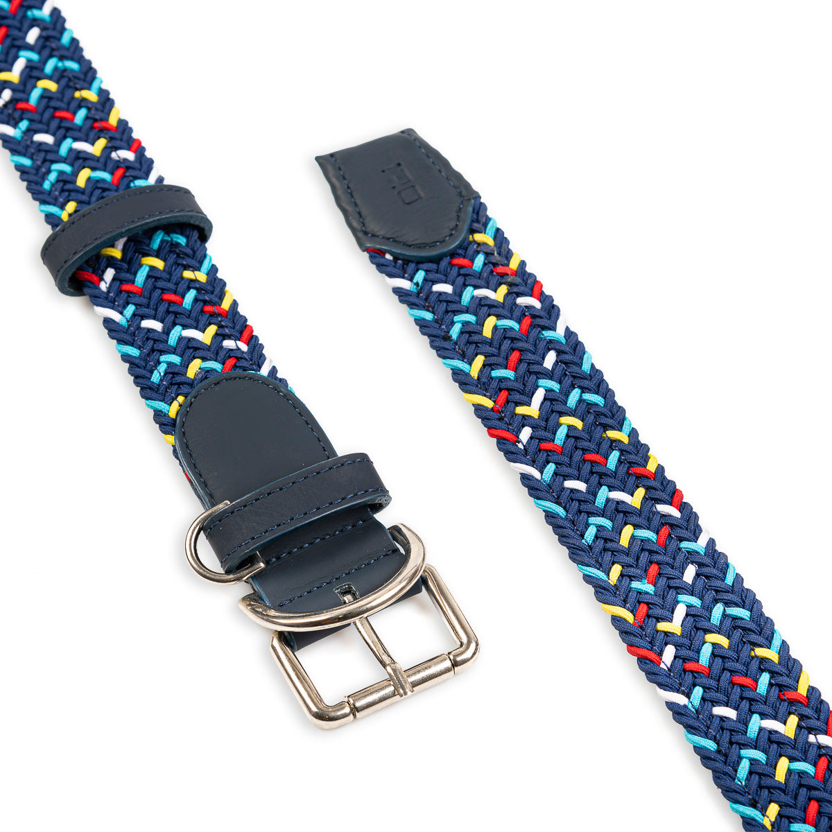 COLLAR PARA PERRO TRENZADO - CLOE BLUE MARINE