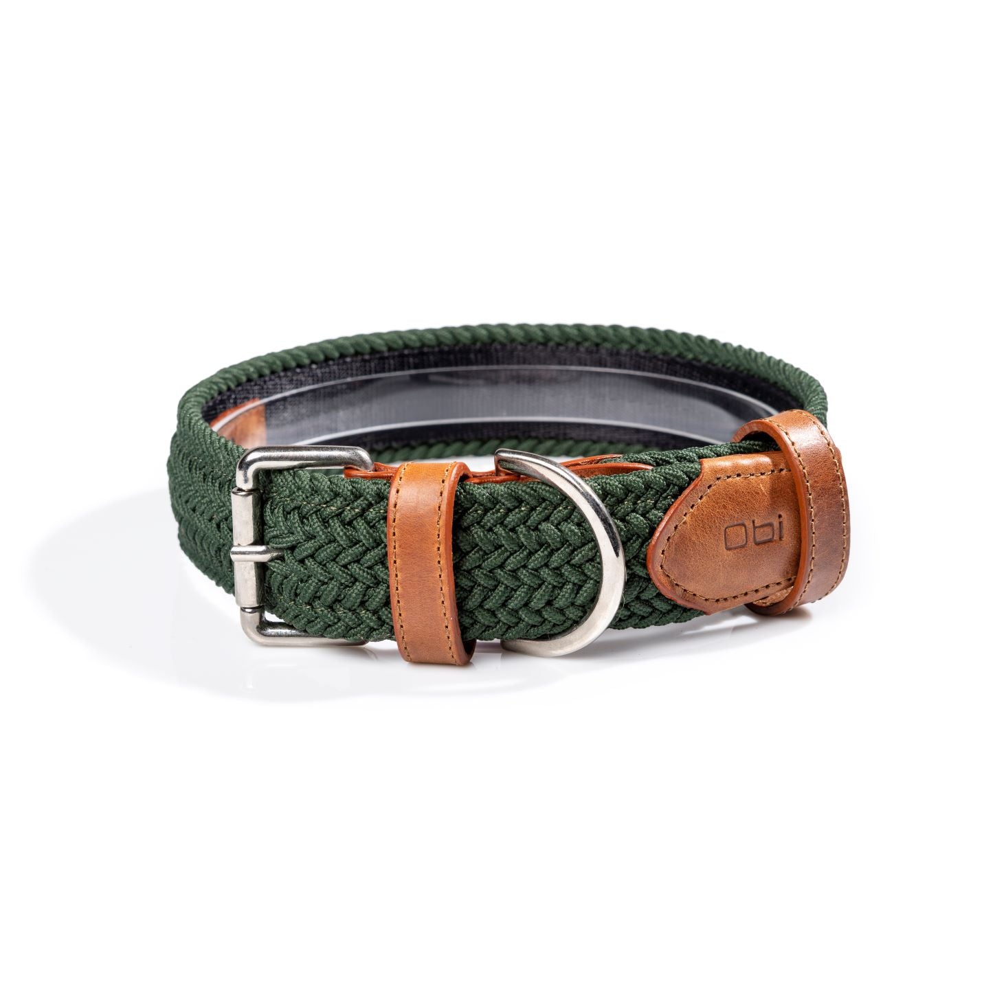 COLLAR PARA PERRO TRENZADO - CLOE MILITAR