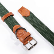 COLLAR PARA PERRO TRENZADO - CLOE MILITAR