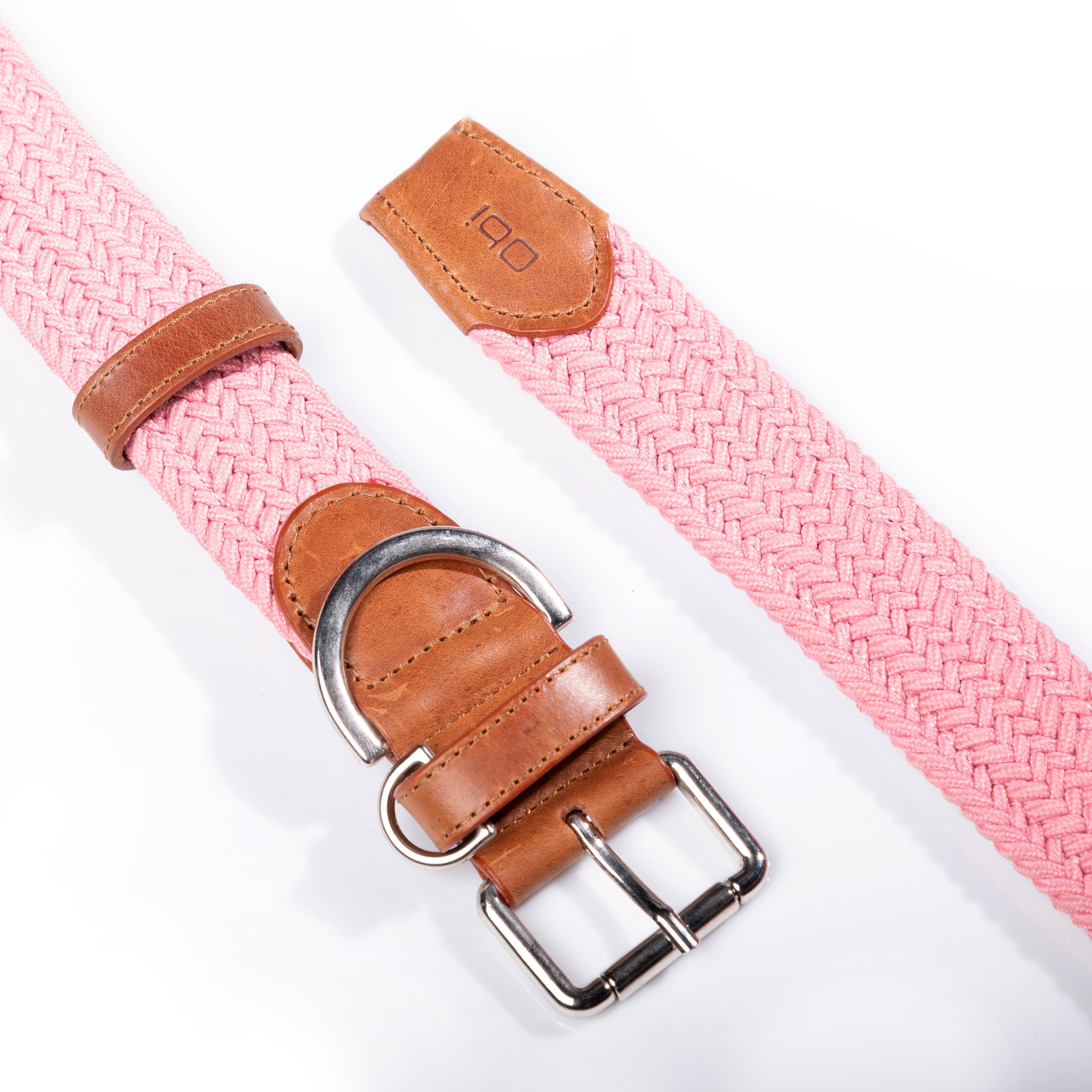 COLLAR PARA PERRO TRENZADO - CLOE ROSA