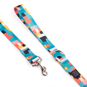 COLLAR Y CORREA PARA PERRO ESTAMPADO - BLOCKS