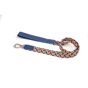 CORREA PARA PERRO TRENZADA - RUFO RETRO BLUE