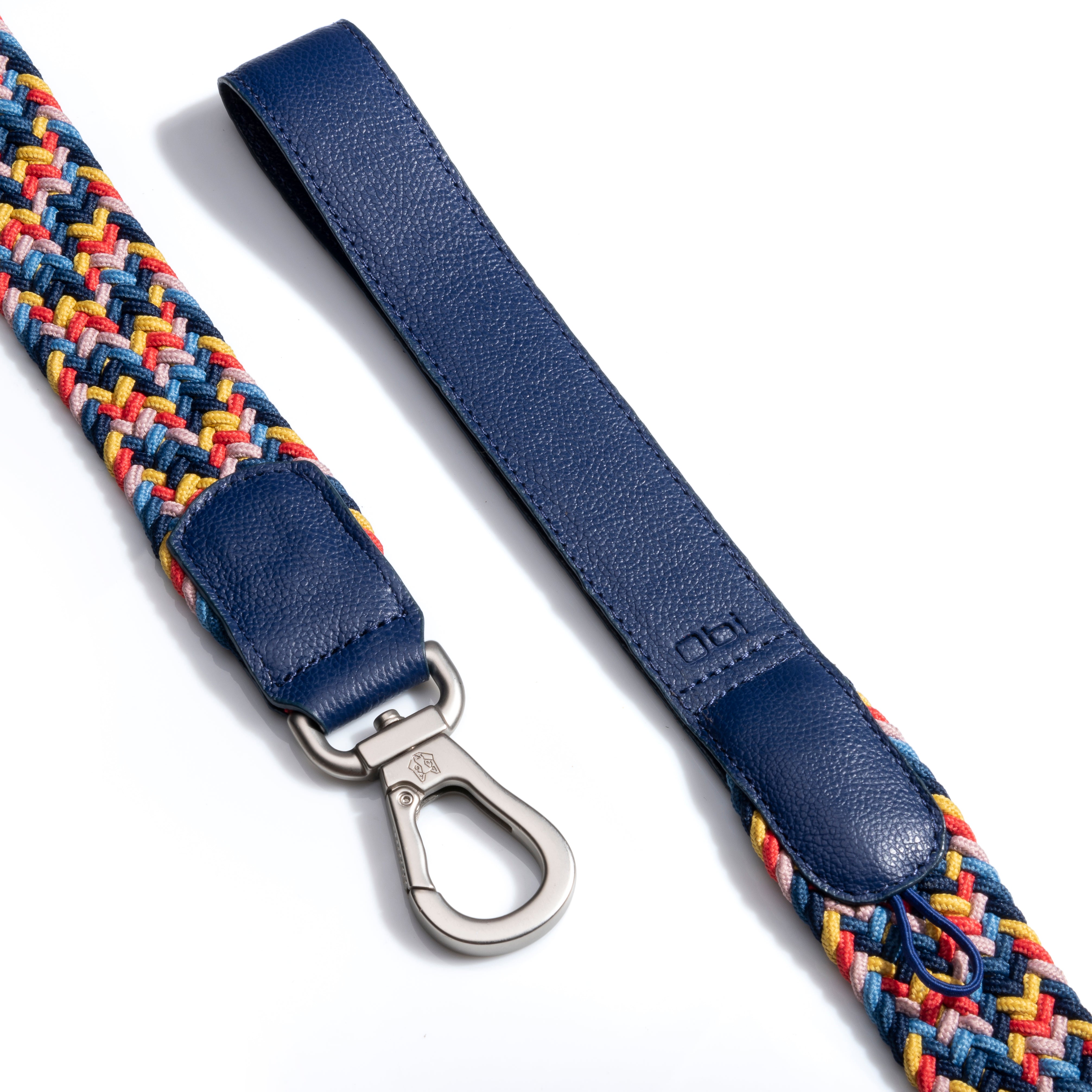 CORREA PARA PERRO TRENZADA - RUFO RETRO BLUE