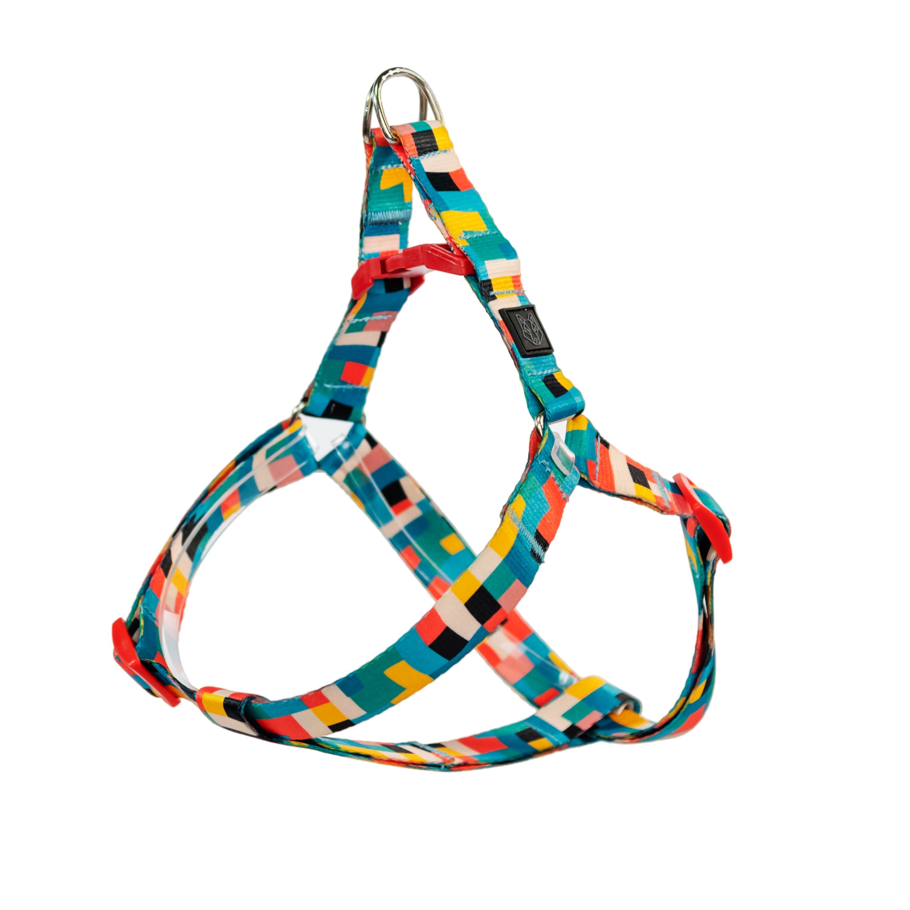 TRICOMBO BLOCKS- COLLAR + ARNÉS + CORREA ESTAMPADOS PARA PERRO